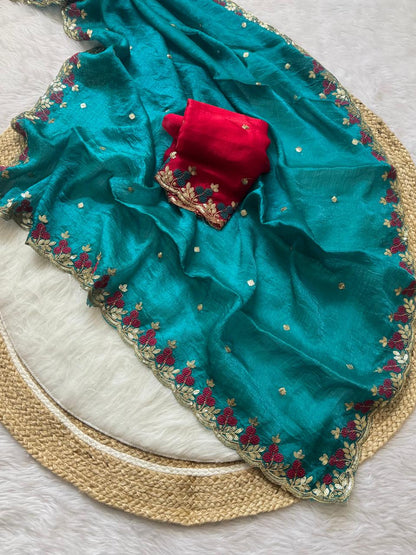 SATIN SAREE