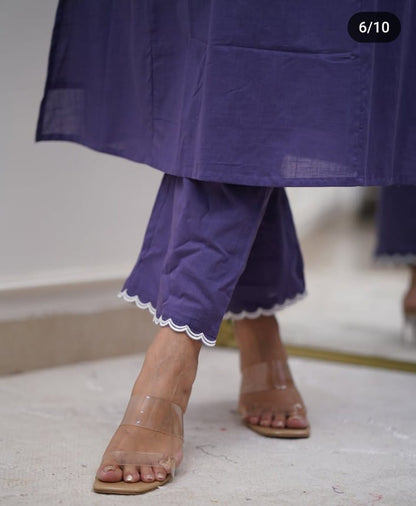 Cotton Pant Set
