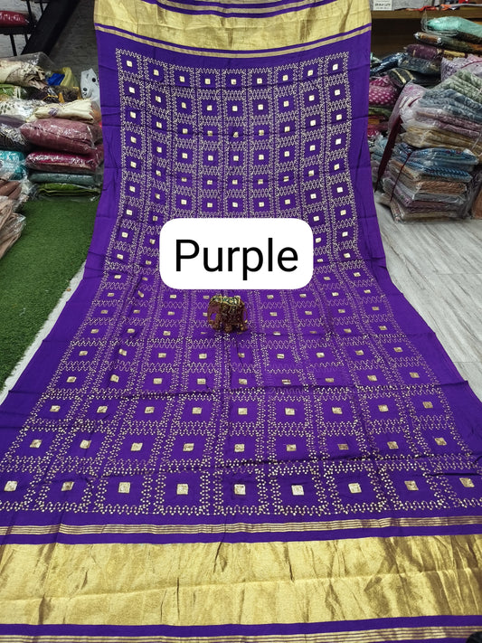 Semi Gajji Silk Dupatta