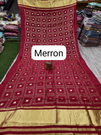 Semi Gajji Silk Dupatta