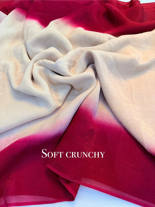 Crunchy Silk Saree