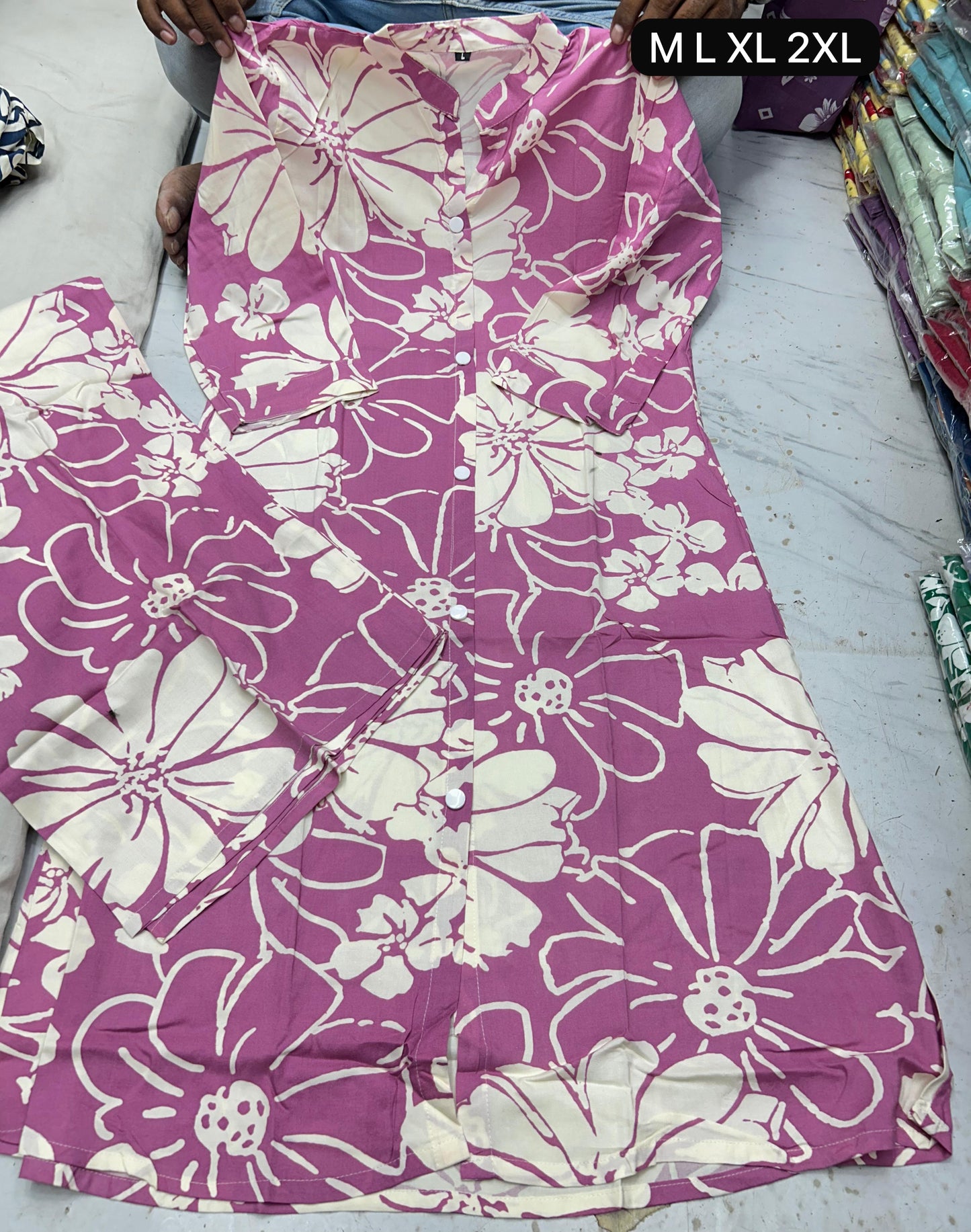 PRINCESS CUT KURTIS  WITH PLAZO