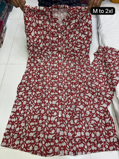 PRINCESS CUT KURTIS  WITH PLAZO