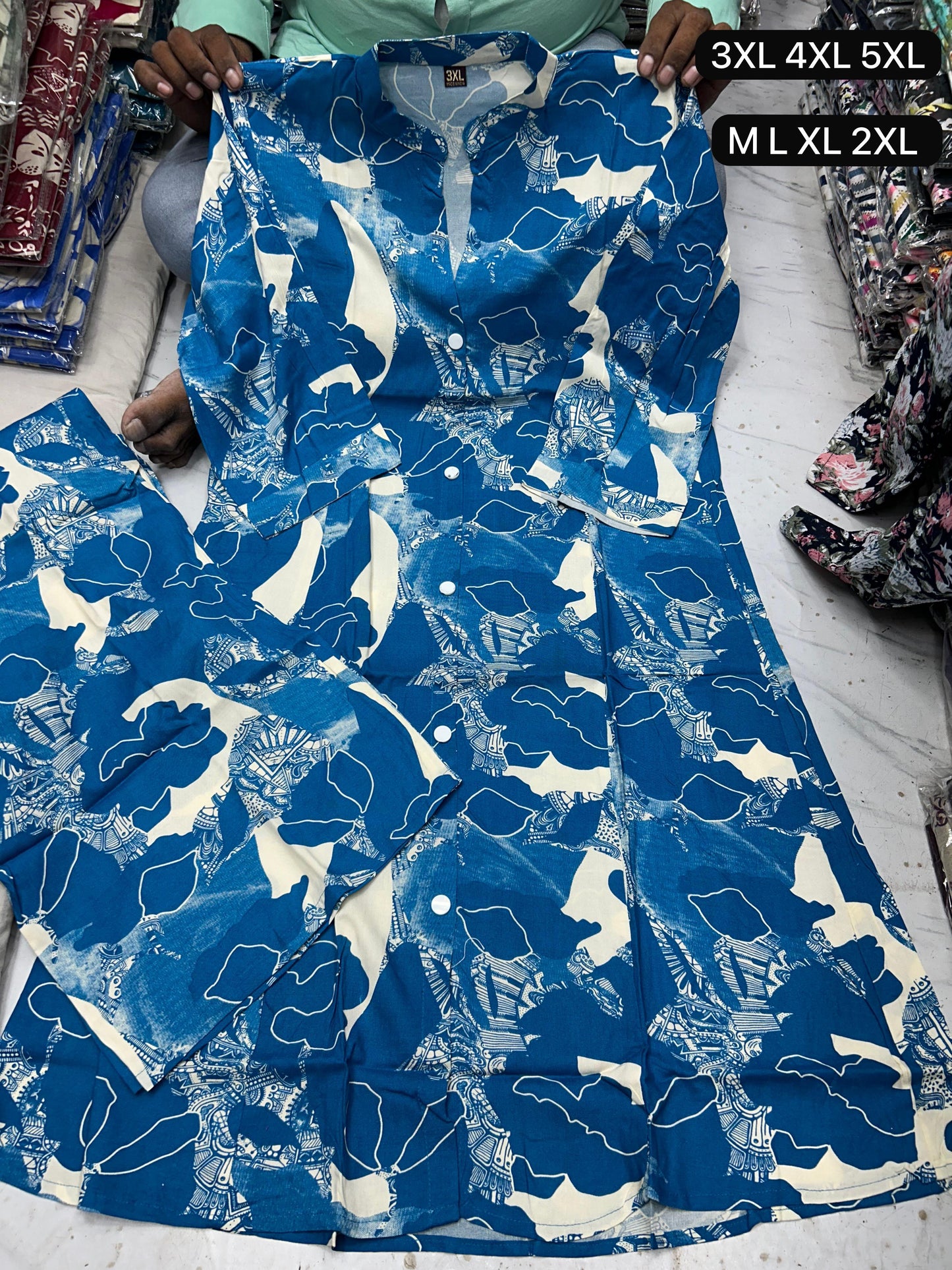 PRINCESS CUT KURTIS  WITH PLAZO