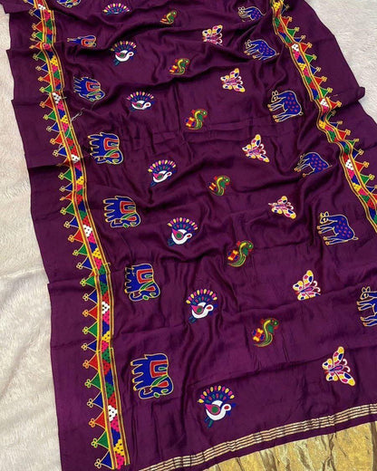 Ghamti Work Dupatta