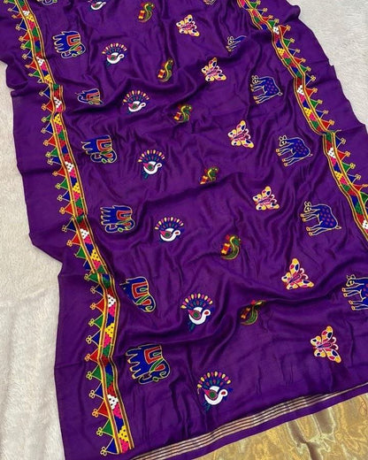 Ghamti Work Dupatta