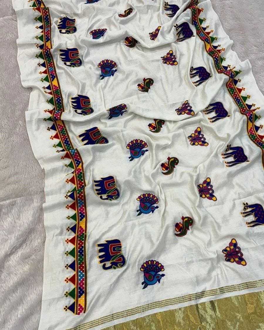 Ghamti Work Dupatta