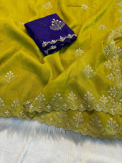 Soft Crunchy Saree