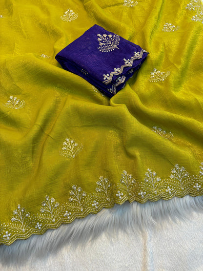 Soft Crunchy Saree