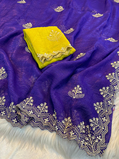 Soft Crunchy Saree