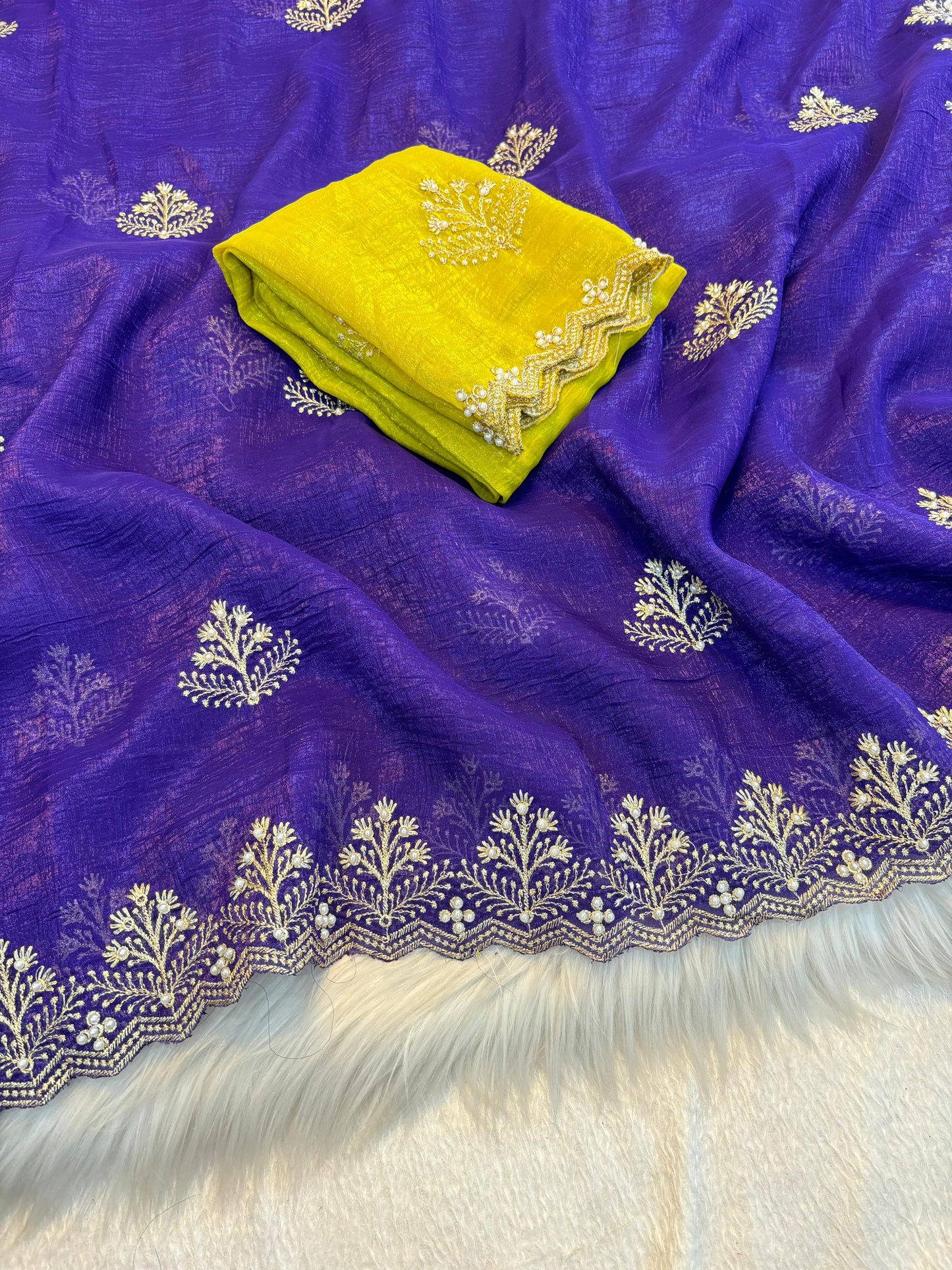 Soft Crunchy Saree