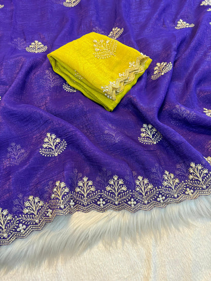 Soft Crunchy Saree