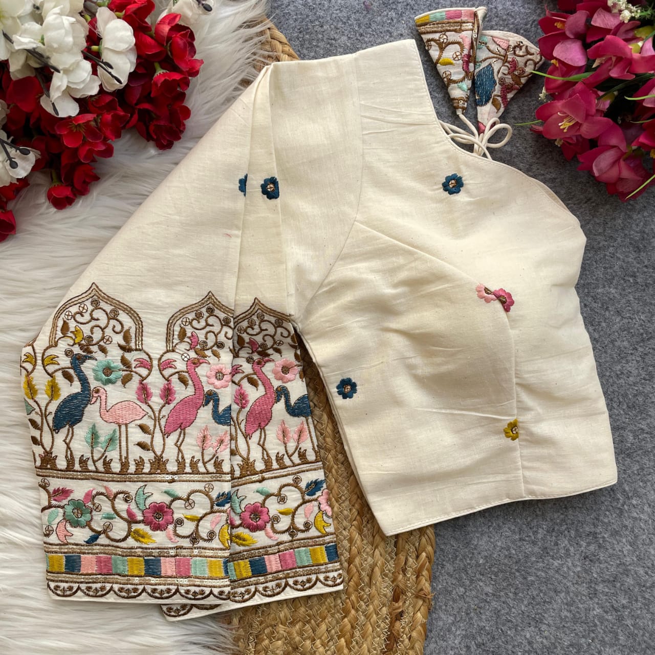 PURE KHADI COTTON BLOUSE