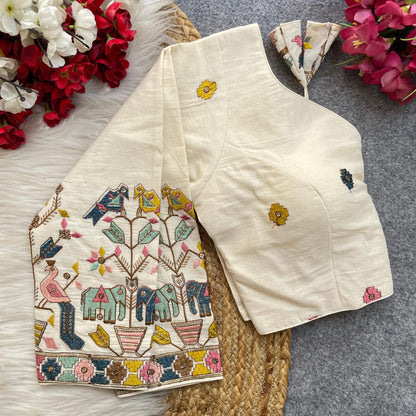 PURE KHADI COTTON BLOUSE