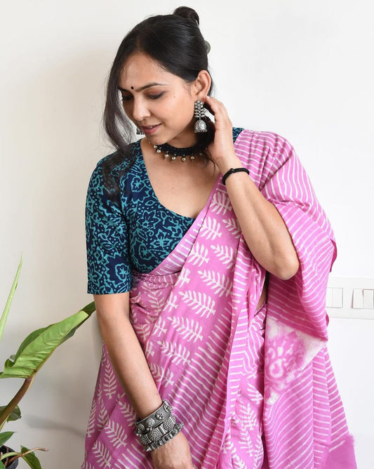 Chanderi Cotton Saree