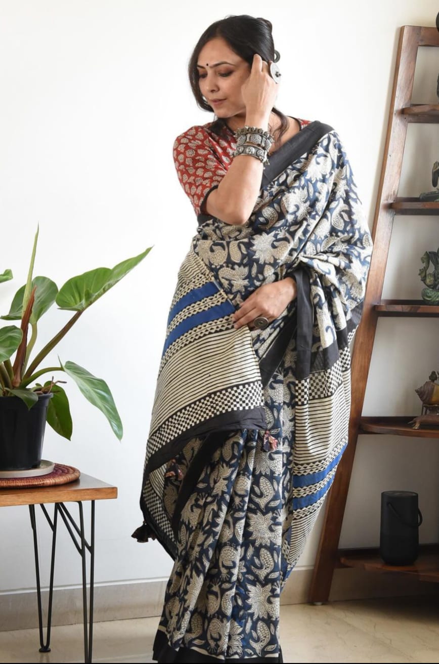Chanderi Cotton Saree
