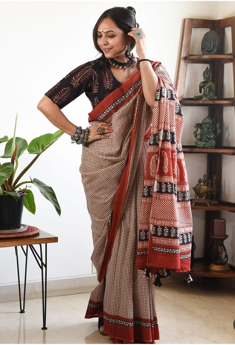 Chanderi Cotton Saree