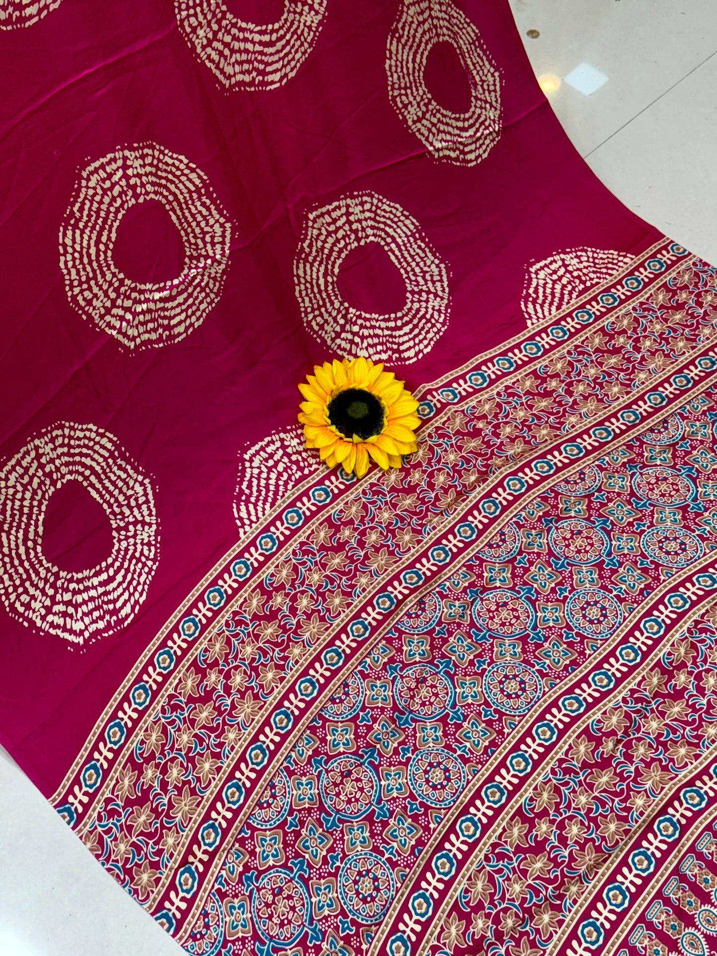 Lagdi Pure Gajji Soft Silk Saree