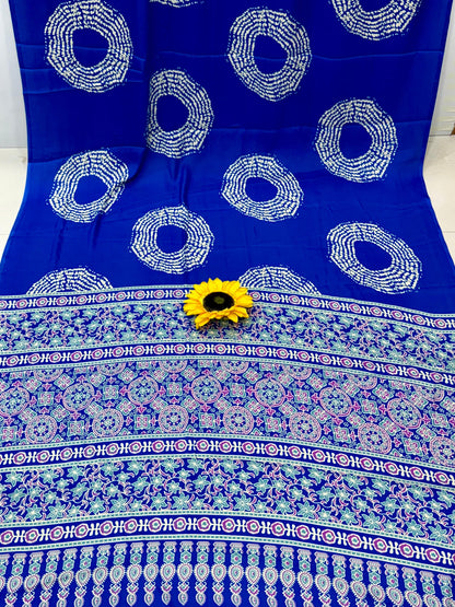 Lagdi Pure Gajji Soft Silk Saree