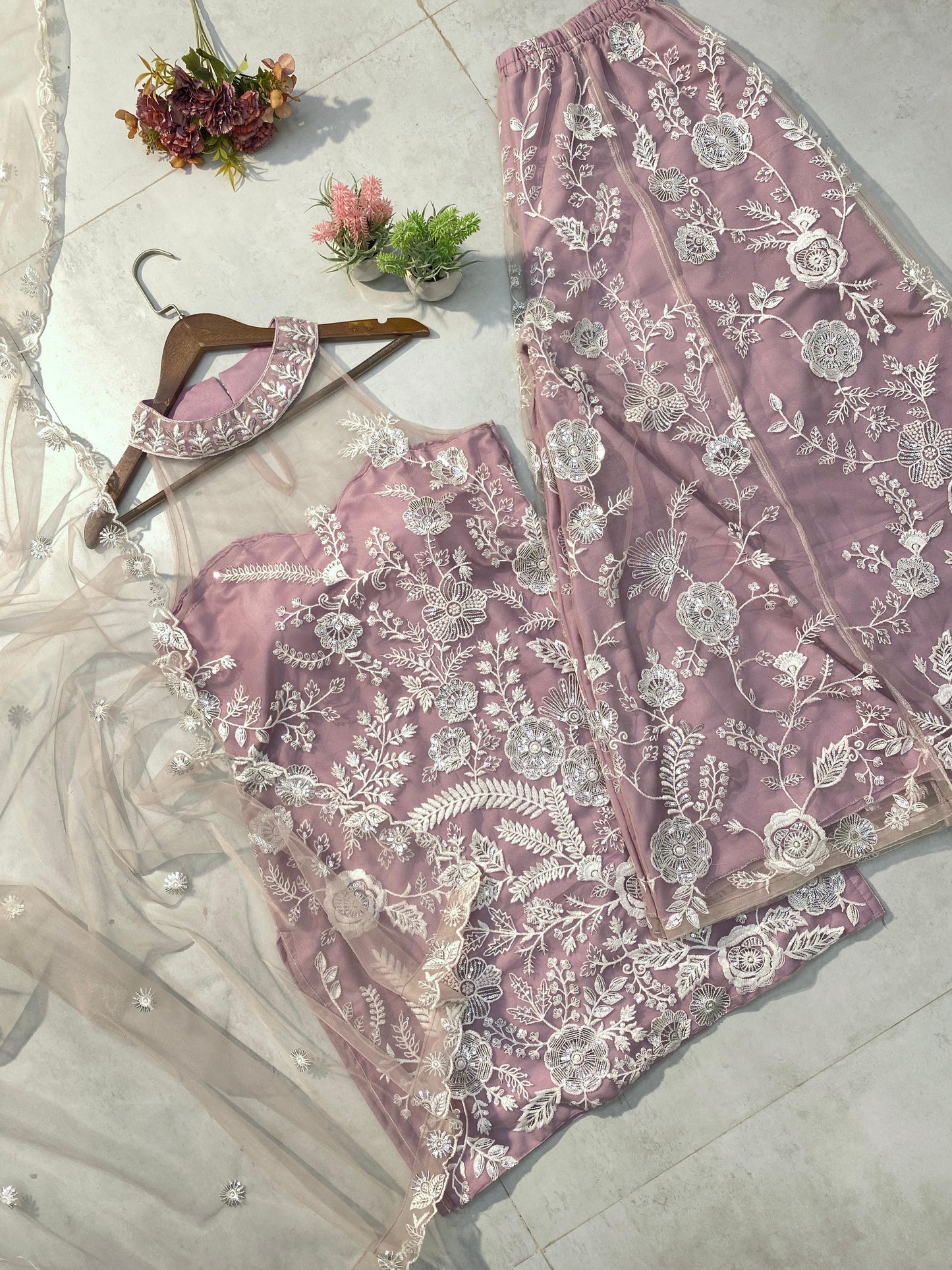 Halter Neck Pallazo Set