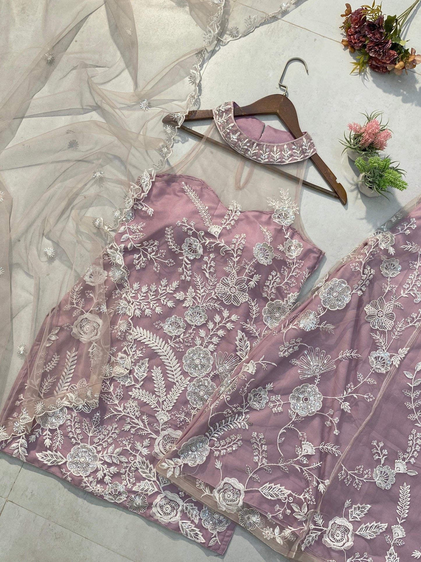 Halter Neck Pallazo Set