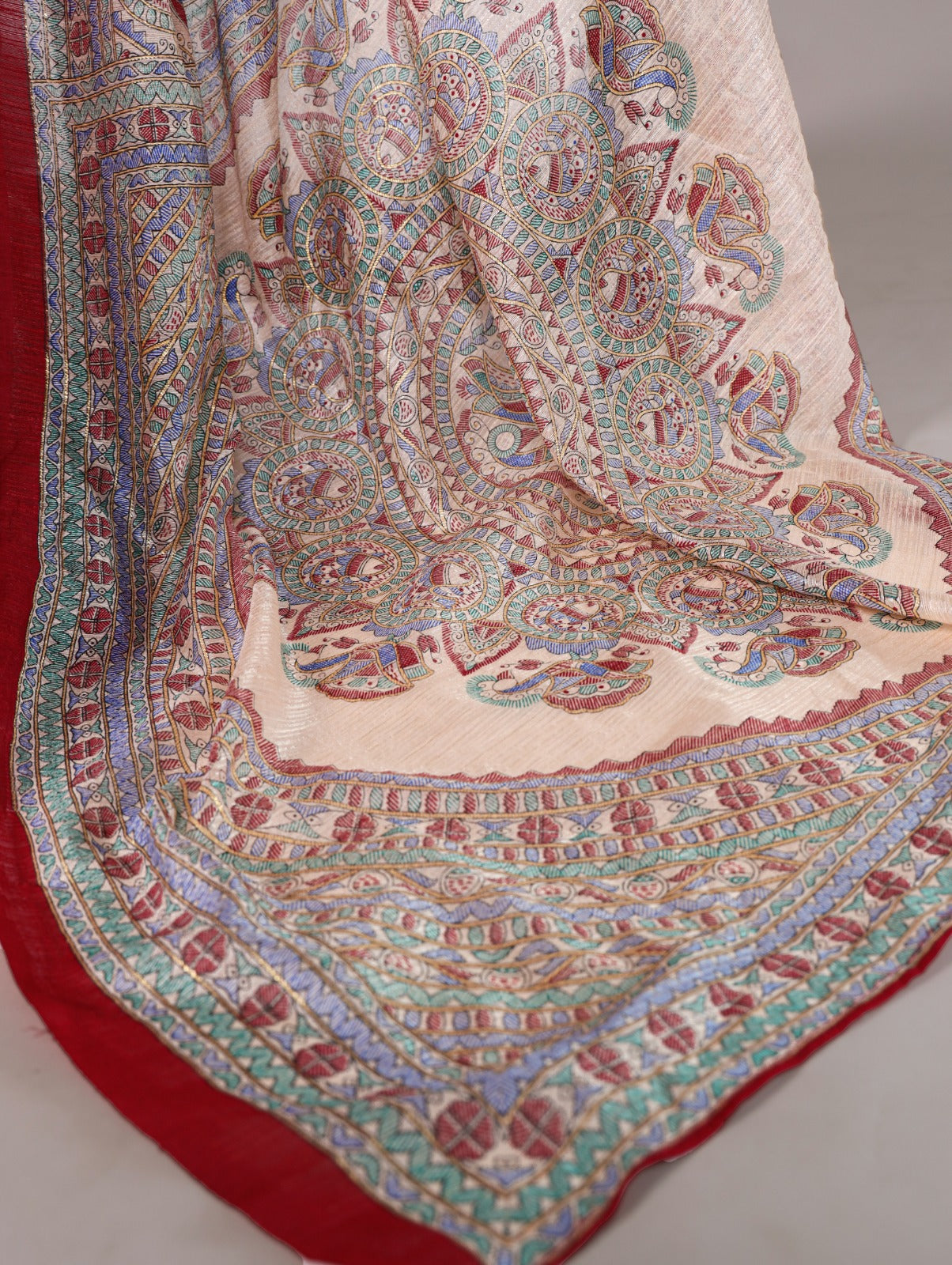Fusion Of Madhubani And Bandhej