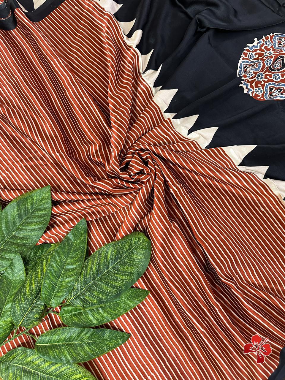 Lagdi Pure Gajji Soft Silk Saree