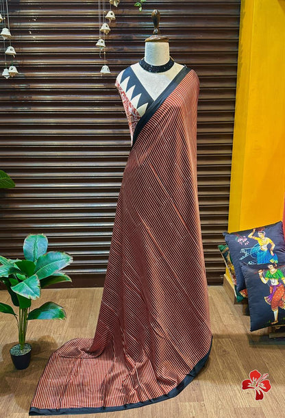 Lagdi Pure Gajji Soft Silk Saree