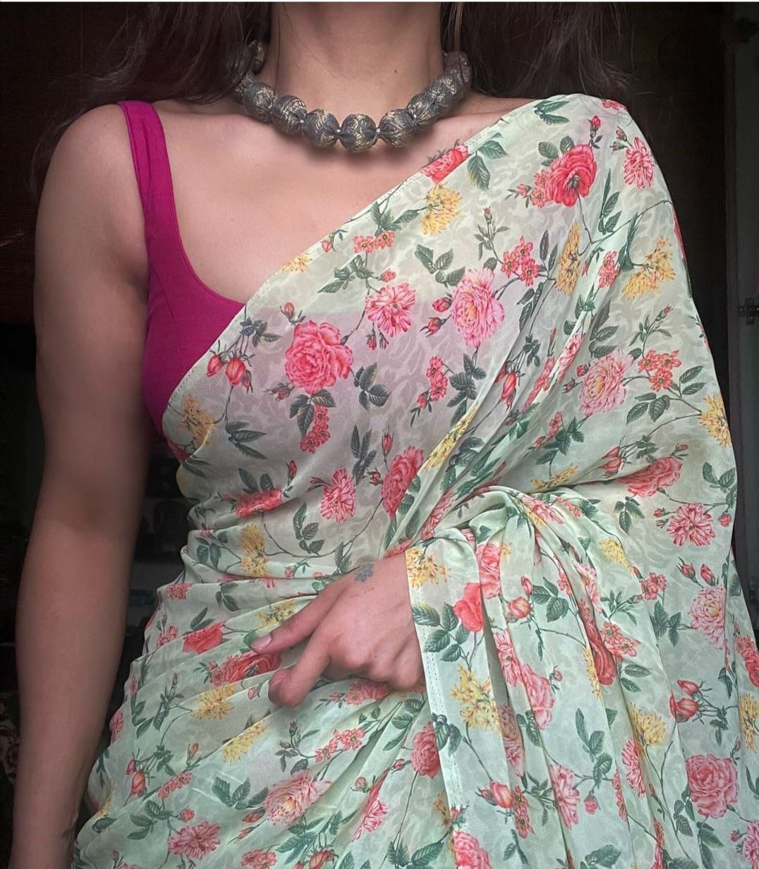 Soft Georgette Saree