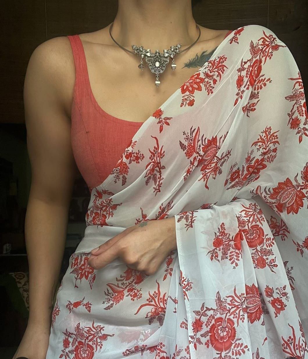 Soft Georgette Saree