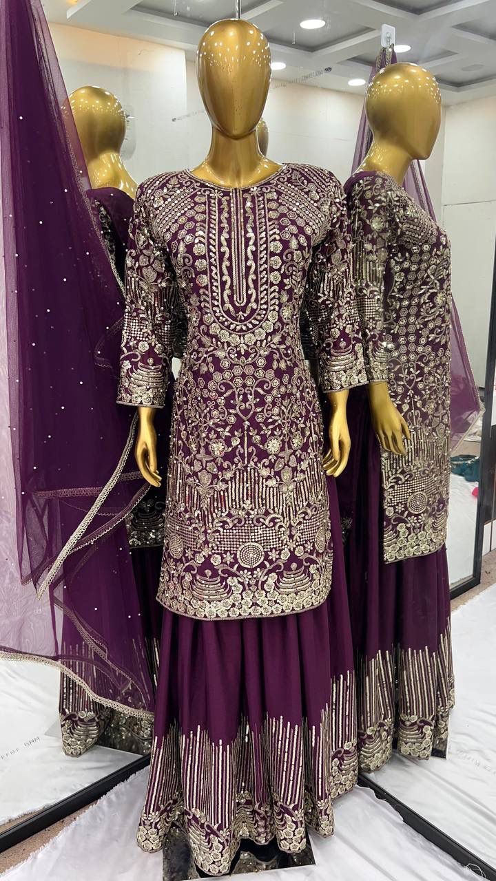 Party Wear Look Palazzo Set