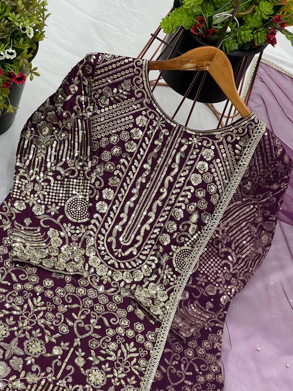 Party Wear Look Palazzo Set