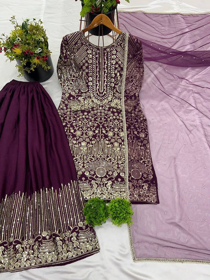 Party Wear Look Palazzo Set
