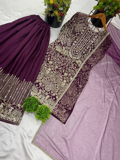 Party Wear Look Palazzo Set