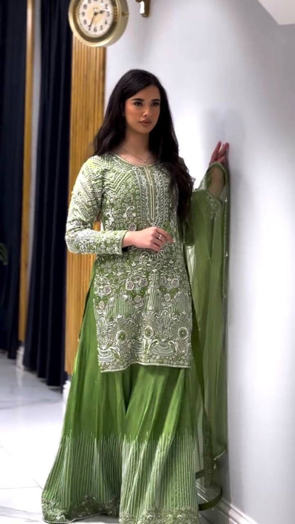 Party Wear Look Palazzo Set