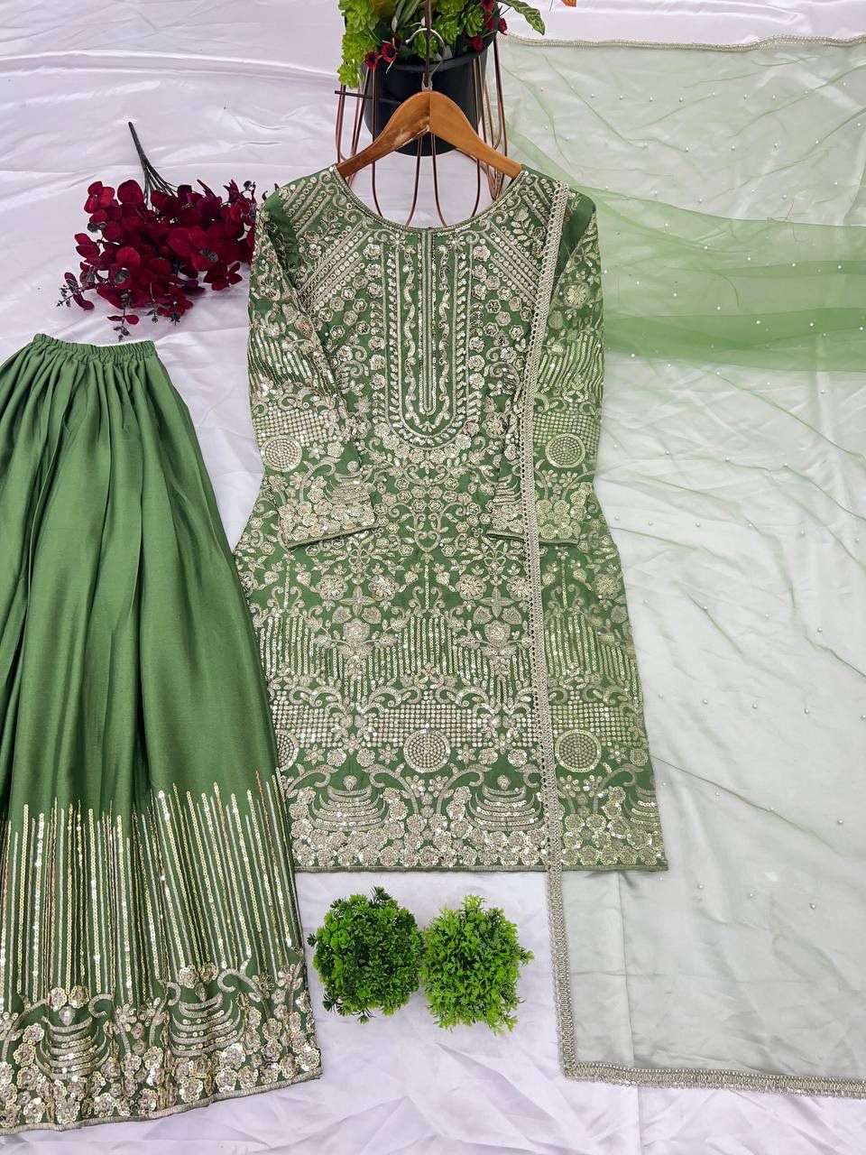 Party Wear Look Palazzo Set