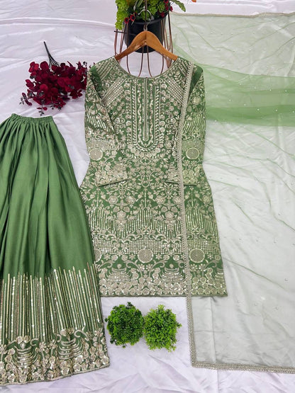 Party Wear Look Palazzo Set