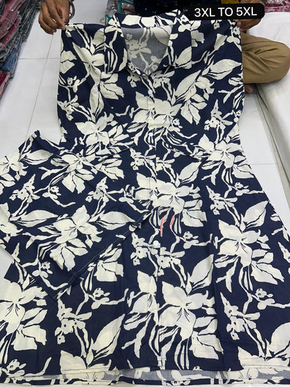 PRINCESS CUT KURTIS  WITH PLAZO