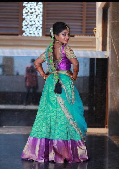 Kanjiveram Pure Silk Zari Lehenga