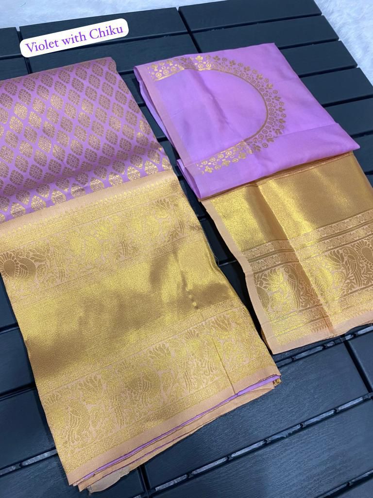 Kanjiveram Pure Silk Zari Lehenga