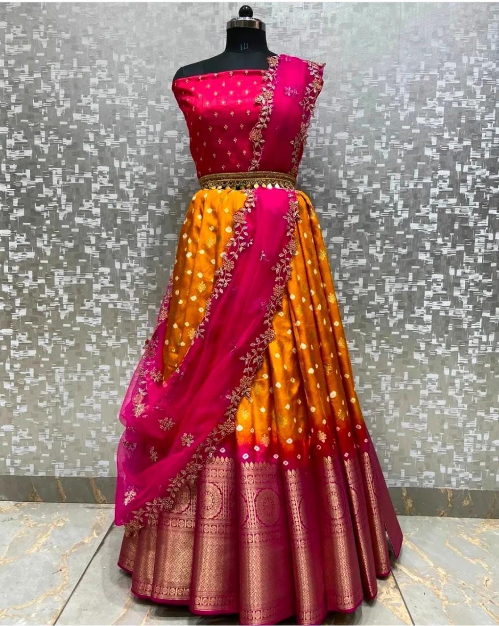 Kanjiveram Pure Silk Zari Lehenga