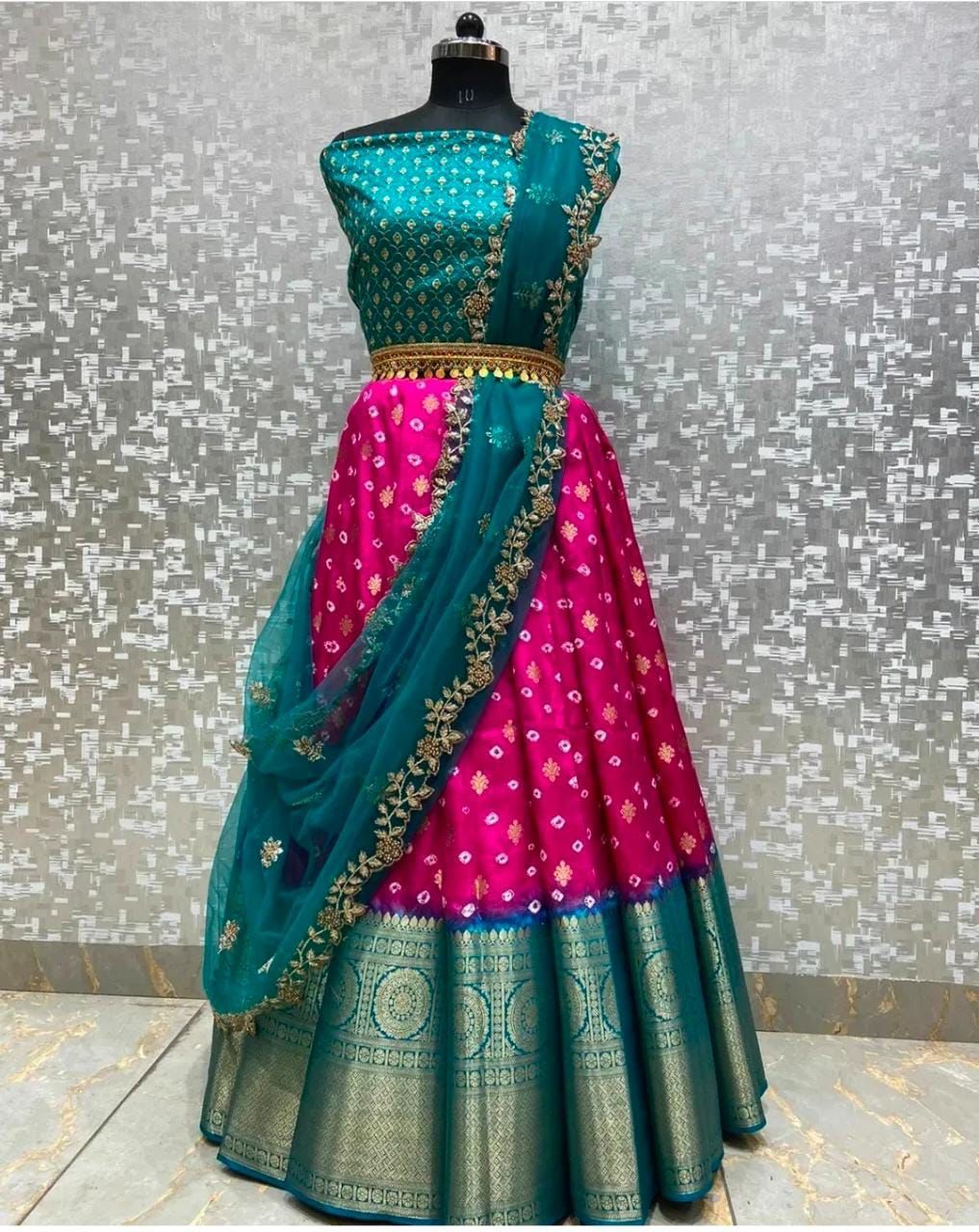 Kanjiveram Pure Silk Zari Lehenga