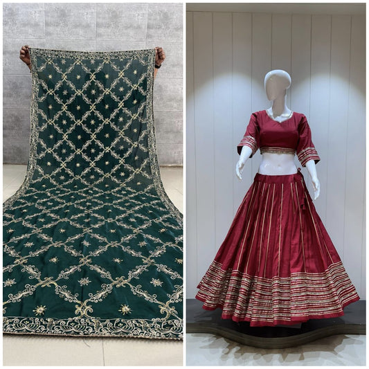 Roman Silk Chanya Choli