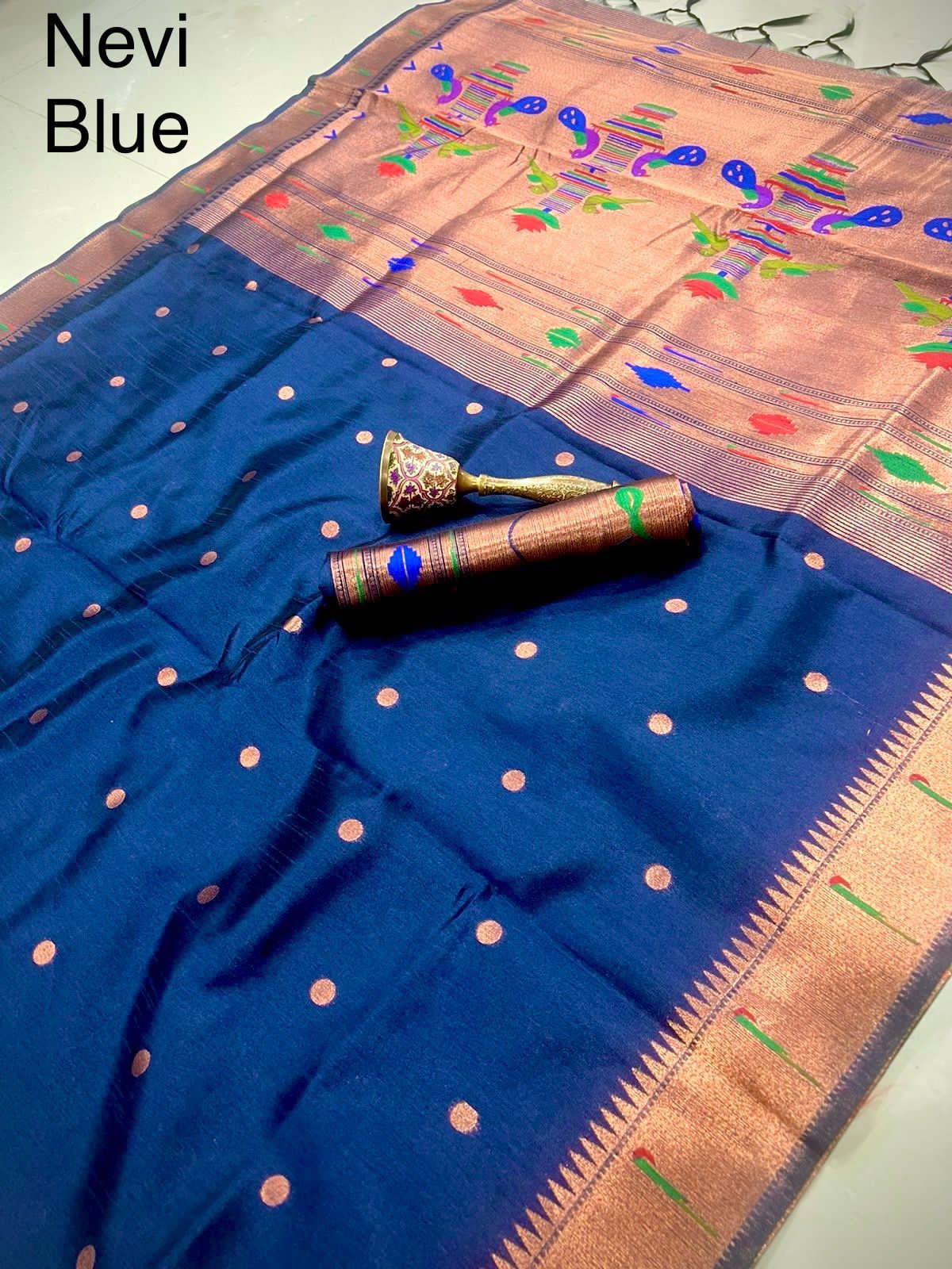 Banarasi Kalamkari Weave Saree
