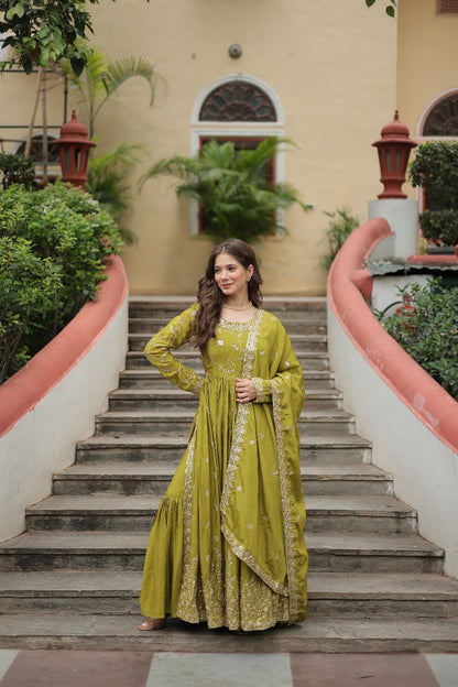 READYMADE TOP-SHARARA-DUPATTA