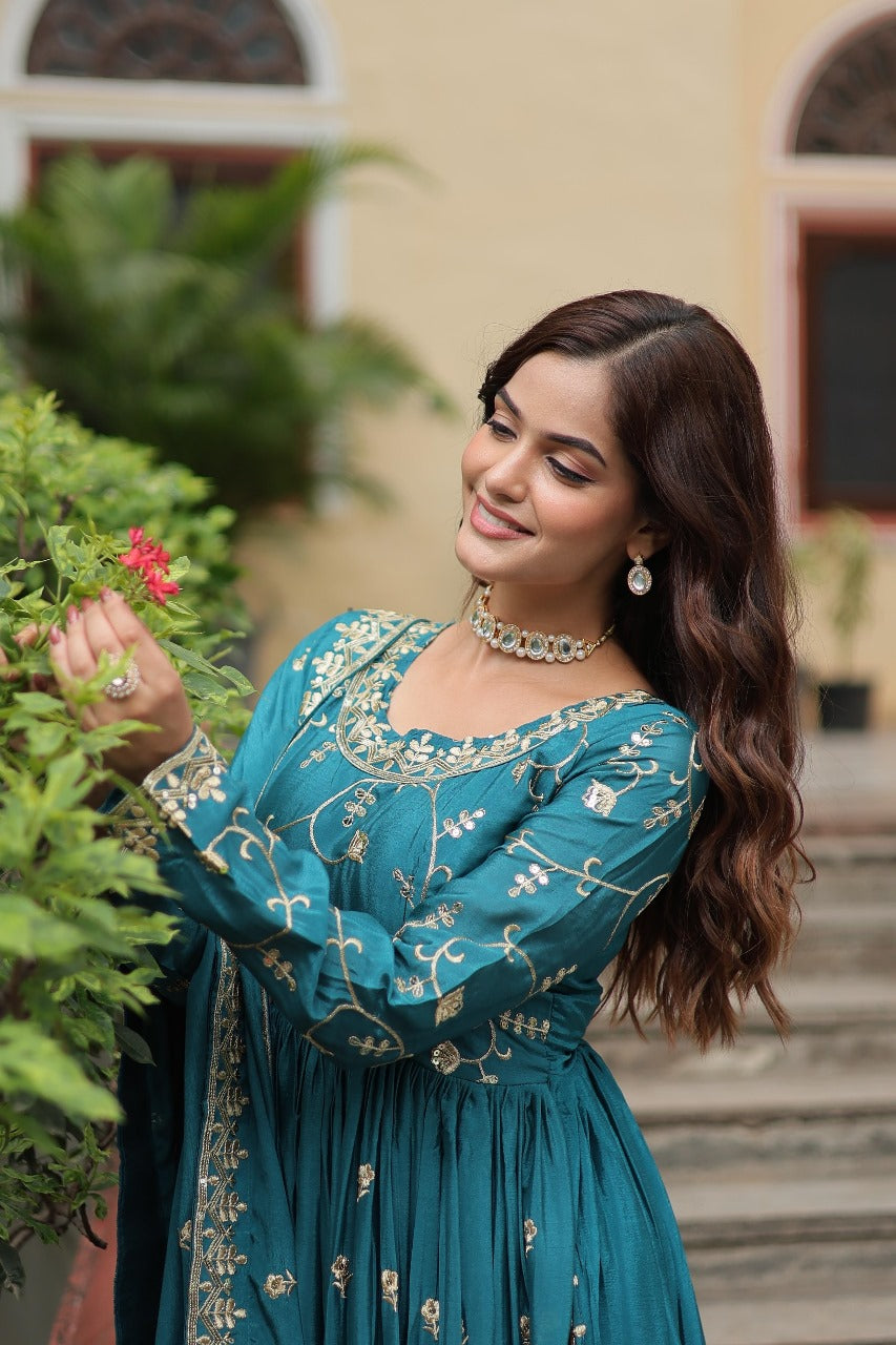 READYMADE TOP-SHARARA-DUPATTA