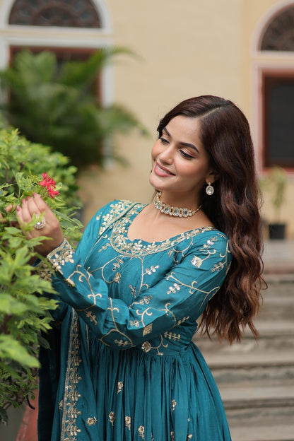 READYMADE TOP-SHARARA-DUPATTA