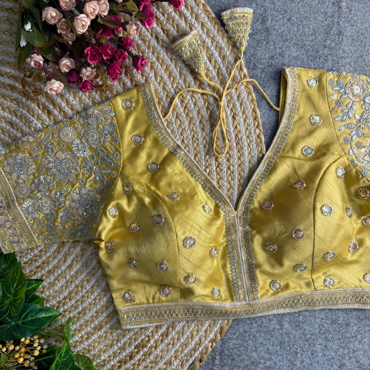 Sabyasachi Style V-Neck Blouse