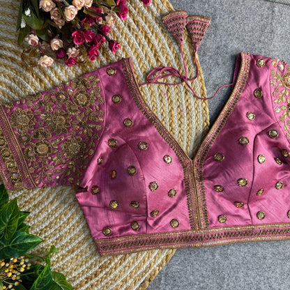 Sabyasachi Style V-Neck Blouse