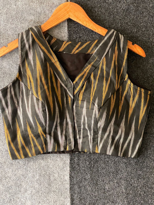 IKKAT HANDLOOM COTTON BLOUSE